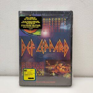 DEF LEPPARD HISTORIA IN THE ROUND IN YOUR FACE DVD VINTAGE 2001 BRAND NEW SEALED